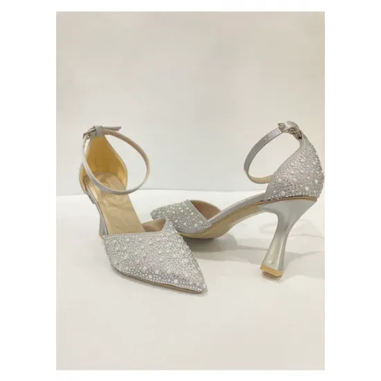 İnci Taşlı Abiye topuklu ayakkabı