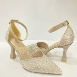 İnci Taşlı Abiye  Ayakkabı