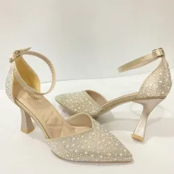 İnci Taşlı Abiye  Ayakkabı