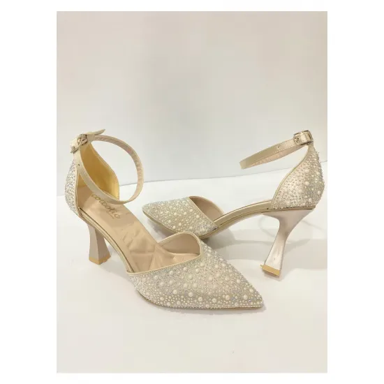 İnci Taşlı Abiye  Ayakkabı