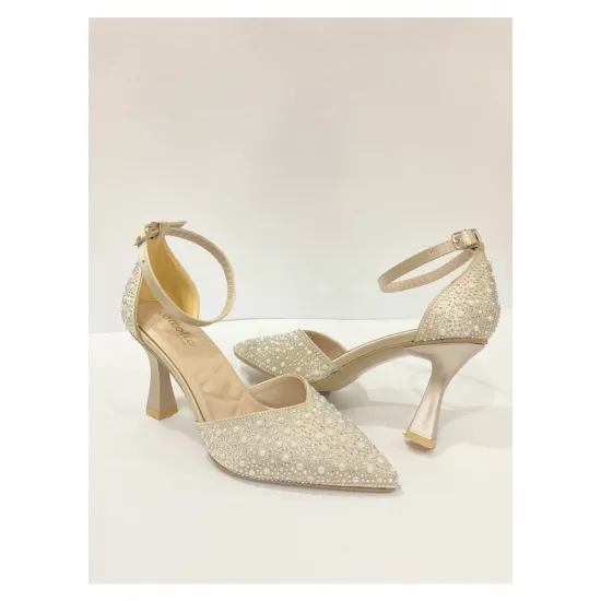 İnci Taşlı Abiye  Ayakkabı