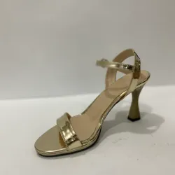 Parlak Bilekten Bağlamalı Abiye Ayakkabı