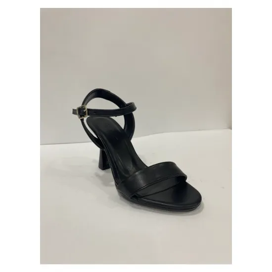 Klasik Siyah Topuklu  Sandalet