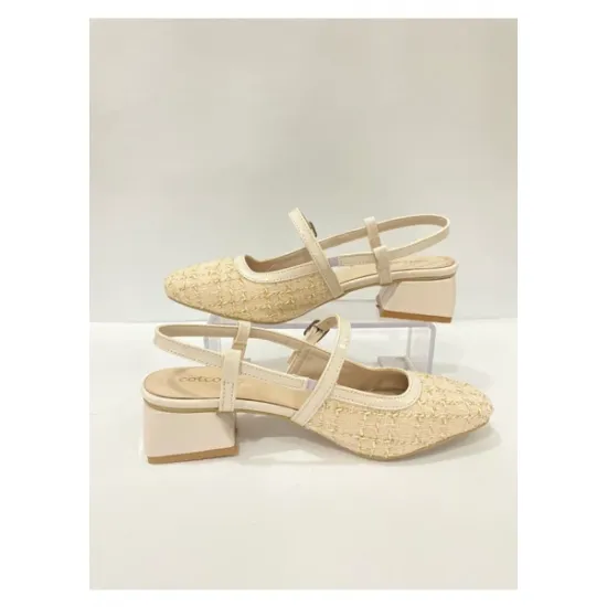 Topuklu arkası açık sandalet